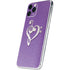 Purple Glitter Musical Heart iPhone 11 Pro Skin